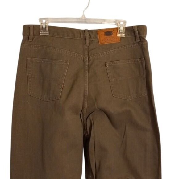 Route 66 Size 17/18 Jeans Juniors Relaxed Fit Green Premium Jeanswear Denim Mom - Picture 9 of 12